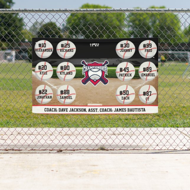 Baseball-Mannschaft Banner (Insitu)