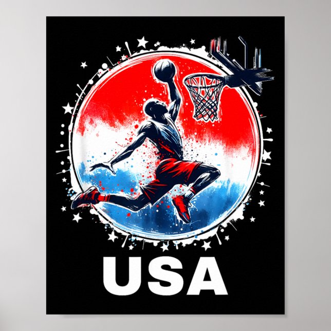 Baseball-Mannschaft Baseball Flying Bisonrel USA-T Poster (Vorne)