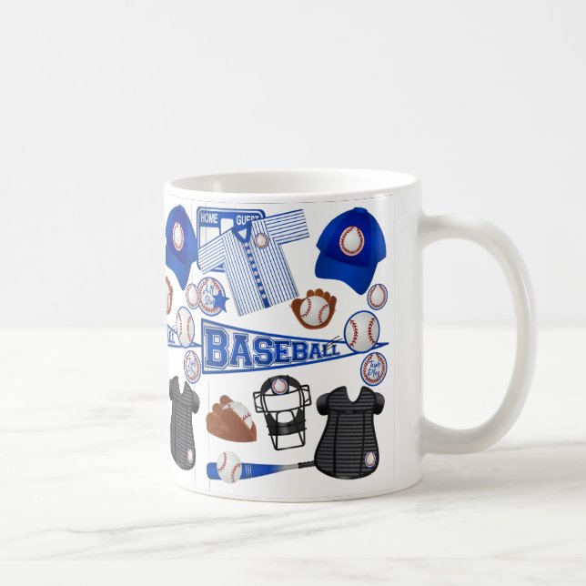 Baseball-Material Kaffeetasse (Rechts)