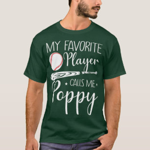 Baseball Mein Lieblingsspieler nennt mir Mohngesch T-Shirt