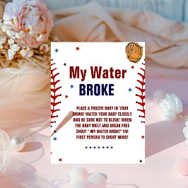 Baseball Mein Wasser brach Baby Duschgel Spielzeic Sockelschild