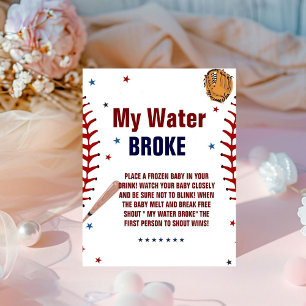 Baseball Mein Wasser brach Baby Duschgel Spielzeic Sockelschild