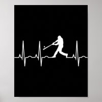 Baseball Men - Baseball Player Heartbeat