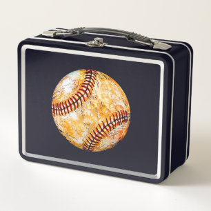 Baseball-Metall-Lunchbox Metall Brotdose