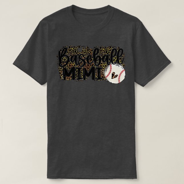 Baseball Mimi Leopard Baseball Mimi T-Shirt (Design vorne)