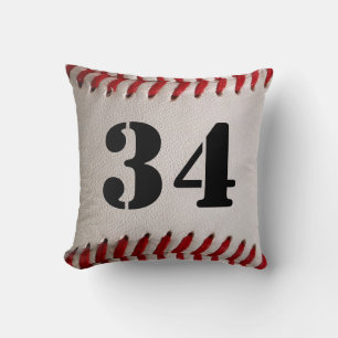Baseball mit anpassbarer Nummer Kissen