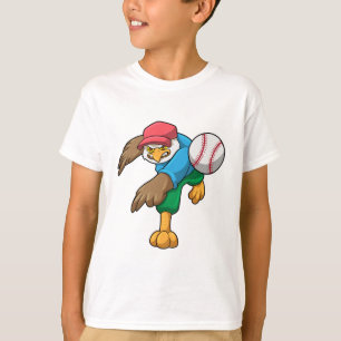 Baseball mit Baseballschläger T-Shirt