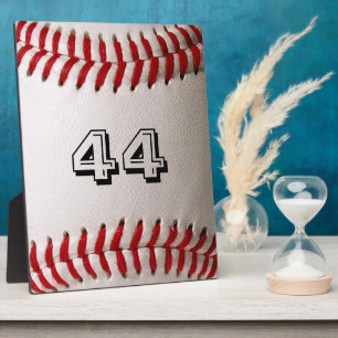 Baseball mit benutzerdefinierbarer Nummer Fotoplatte