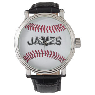Baseball mit individuellem Namen Armbanduhr