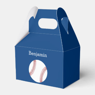 Baseball mit individuellem Namen - königliches Geschenkschachtel