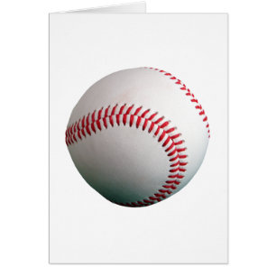 Baseball mit rotem Stich