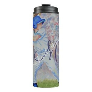 Baseball Monogramm Thermosbecher