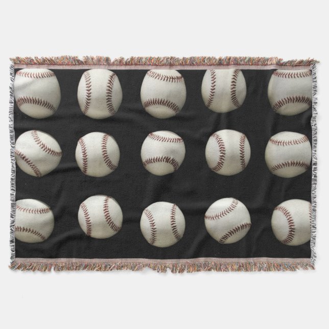 Baseball-Muster Decke (Vorderseite)