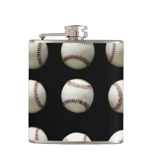 Baseball-Muster Flachmann