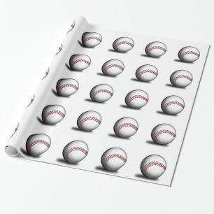 Baseball-Muster-Packpapier Geschenkpapier