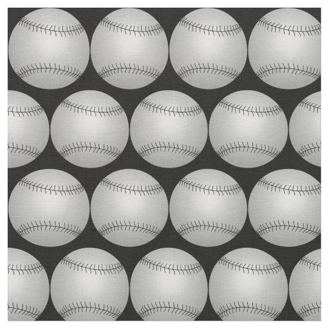 Baseball-Muster Stoff (Nahaufnahme)
