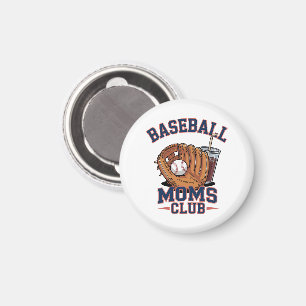 Baseball Mütter Club Muttertag Magnet
