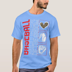 Baseball Mutter des Game Day Leopard hören T-Shirt