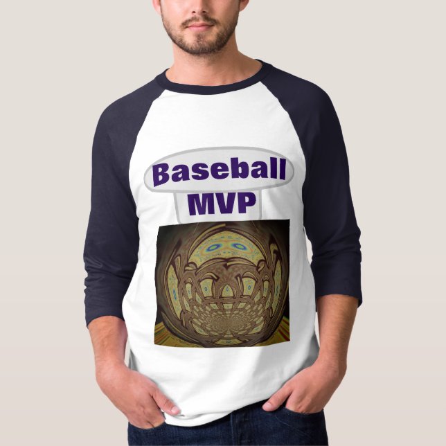 Baseball MVP: Stilvolles Fankleid T-Shirt (Vorderseite)