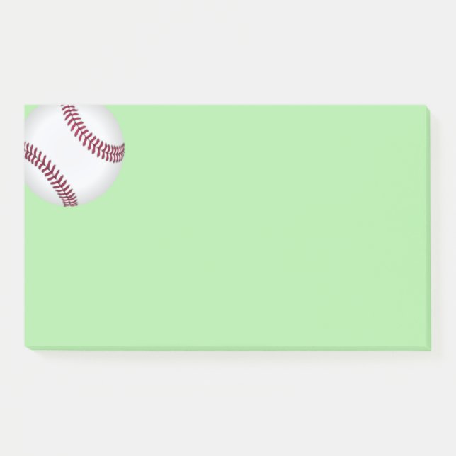 Baseball nach den Notizen (Vorderseite)
