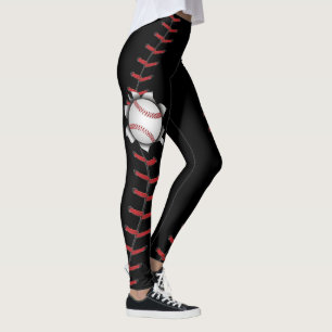 Baseball näht Jahreszeit Leggings