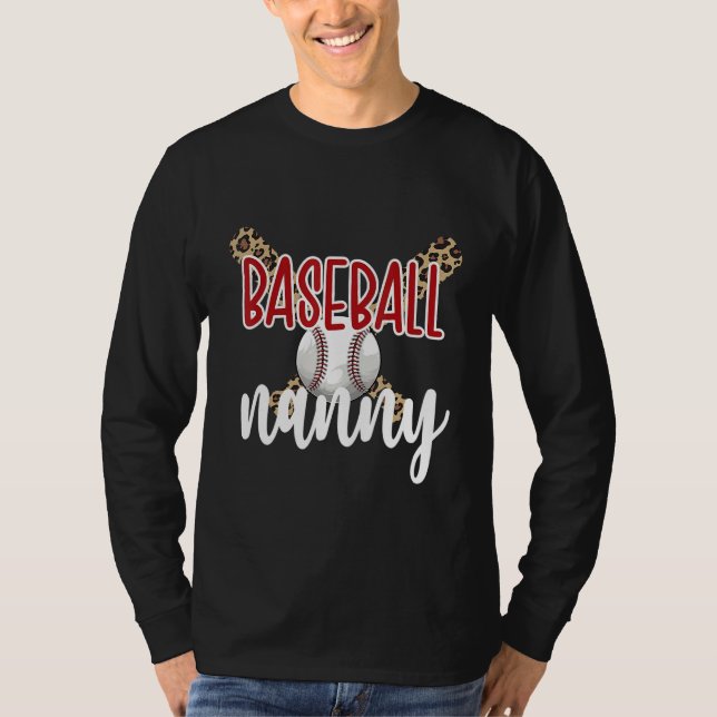Baseball Nanny Grandma Baseball Player Nanny T-Shirt (Vorderseite)
