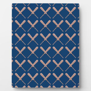 Baseball-Navy Fotoplatte