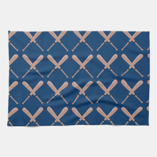 Baseball-Navy Geschirrtuch