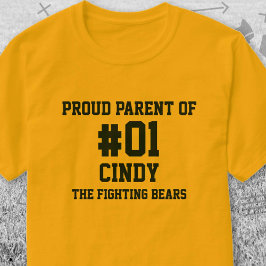 Baseball Navy Gold Team T-Shirt