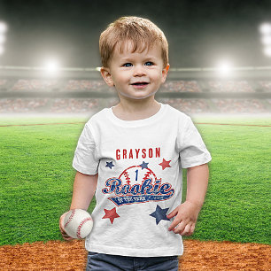 Baseball-Neuling des Jahres 1. Geburtstagsfeier Baby T-shirt