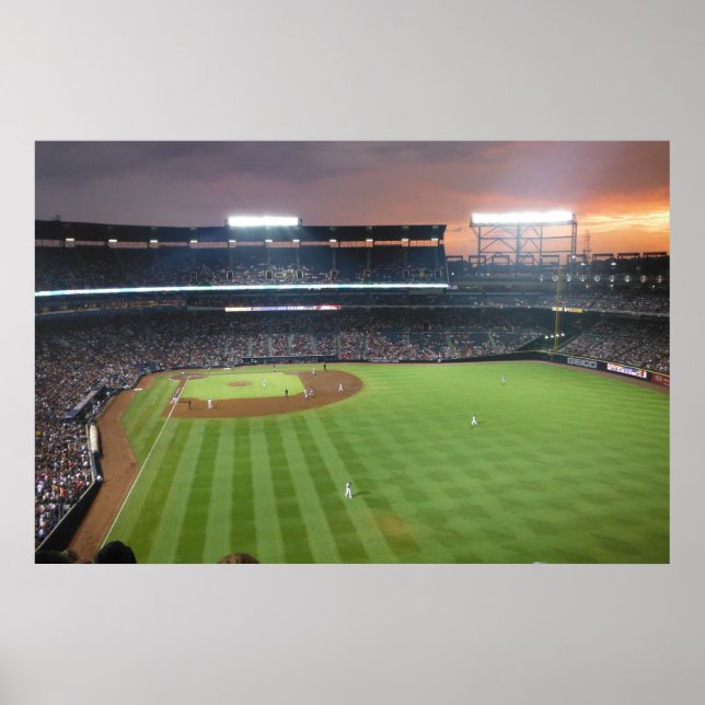 Baseball Night Poster (Vorne)