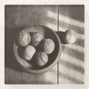 Baseball-Nostalgie - Baseball Glasuntersetzer