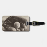 Baseball Nostalgie - Mitt und Baseball