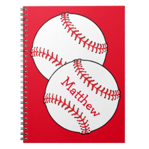 Baseball-Notebook Notizblock