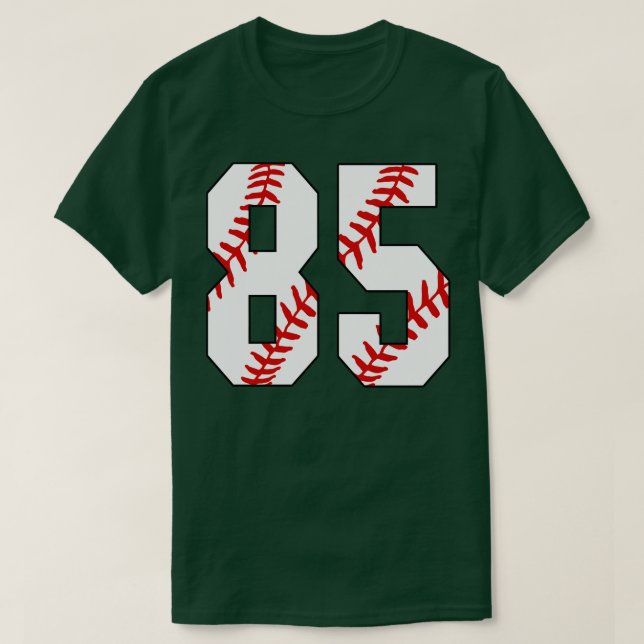 Baseball Number 85 85 Baseball Jersey Favorite Pl T-Shirt (Design vorne)