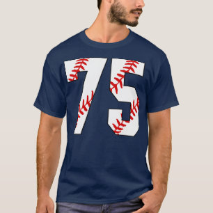 Baseball Nummer 75 75 Baseball Trikot Lieblingsspi T-Shirt