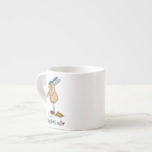 Baseball-Nuss-T-Shirts und Geschenke Espressotasse