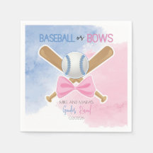Baseball oder Bogen Papier Napkins