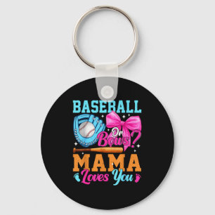 Baseball Oder Schleifen Deine Mama Liebt Dich Gesc Schlüsselanhänger