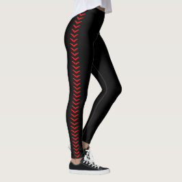 Baseball- oder Softball-Nahkampfschwärme Leggings