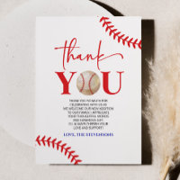 Baseball Oh Boy Blue Red White Baby Dusche