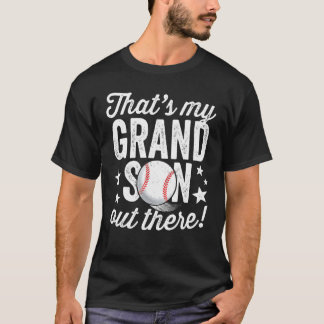 Baseball-Oma, das ist mein Enkel da draußen T-Shirt