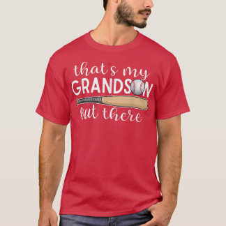 Baseball Oma, das ist mein Enkel draußen Spiel T-Shirt