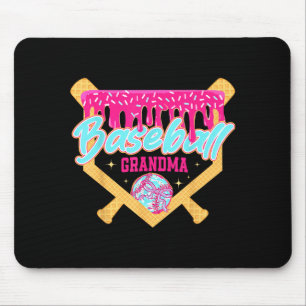 Baseball-Oma-Drip-Eiscreme-Baseball-Saison Mousepad