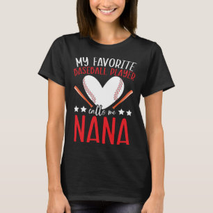 Baseball-Oma Großmutter Granny Großeltern D T-Shirt