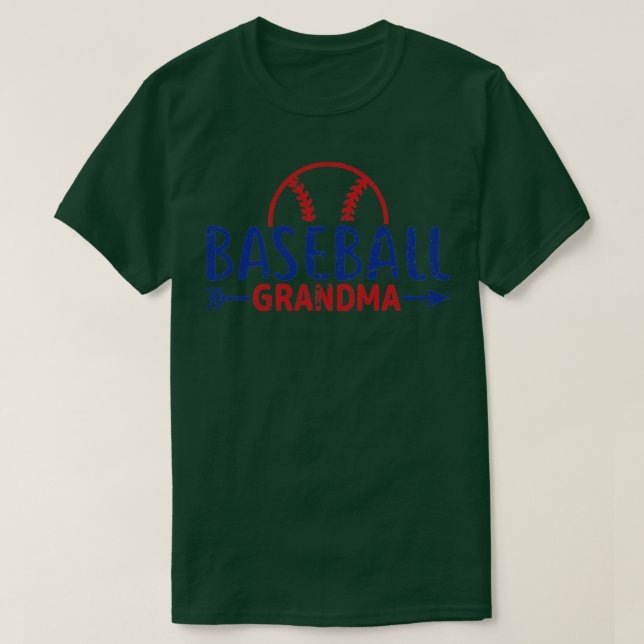 Baseball-Oma T-Shirt (Design vorne)