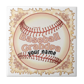 Baseball Opa Fliese
