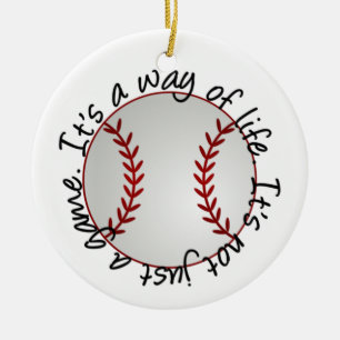 Baseball-Ornament - SRF Keramikornament