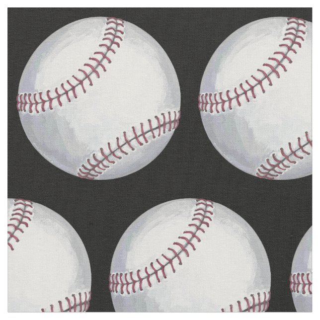Baseball Painted Art Stoff (Nahaufnahme)