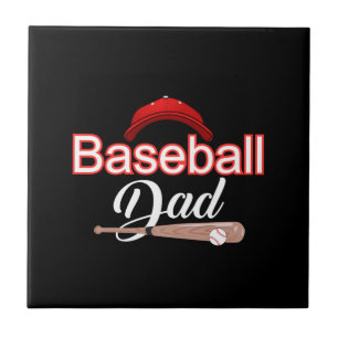 Baseball Papa-Familie sportlich motiviert modernen Fliese
